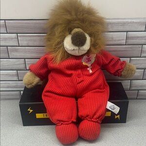 17" Softees People Pals Stuffed Lion Toy Pajamas King Of Love A & A PLush Inc